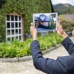 virtual tours, property agent women giving virtual tour of house