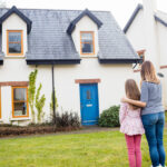 family searching for affordable home