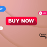 A vibrant pink background featuring a bold "Buy Now" button, inviting users to make a purchase.